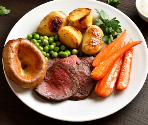 15. Sunday Roast Dinner with Yorkshire Puddings